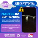Cierran puente Flores Magón en Buenaventura por crecida del río