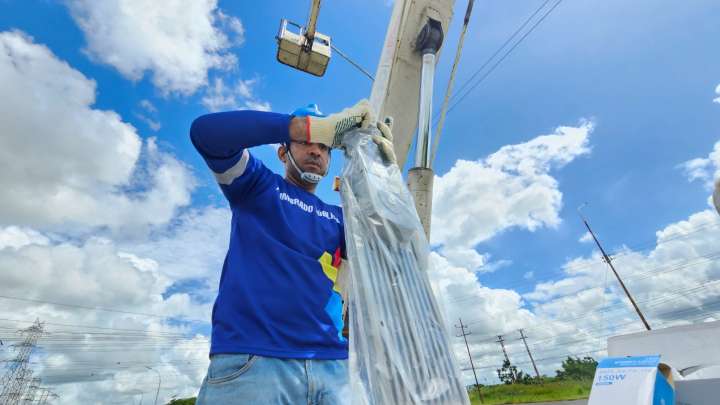 Alcaldía de Maturín restablece el alumbrado público en la Zona Industrial