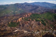 Greenpeace documenta con imágenes desde el aire las zonas quemadas en Galicia y Castilla y León