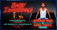 Bailey Zimmerman to perform in Evansville on his 'Different Night Same Rodeo' tour