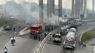 Así fue el momento exacto de la explosión de una pipa de gas en Iztapalapa