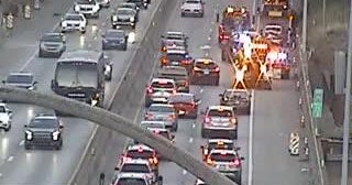 Parkway East outbound reopens after vehicle rollover