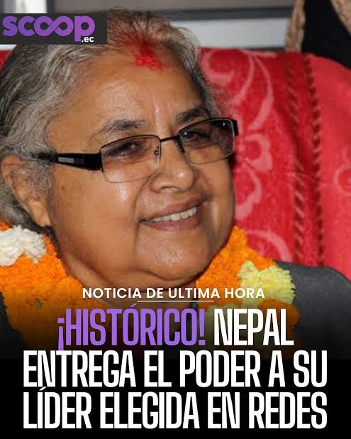 Nepal elige a su nueva líder interina a través de redes sociales