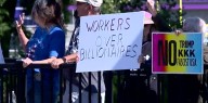 Central Indiana residents gather for 'Workers over Billionaires' protests