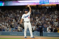 Clayton Kershaw soaks in the applause in his last regular-season home start at Dodger Stadium