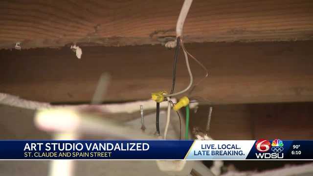 Popular St. Claude art studio ransacked and vandalized