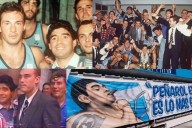 Maradona inédito: la vez que fue a ver un partido de la Liga Nacional y terminó de ayudante del Che García