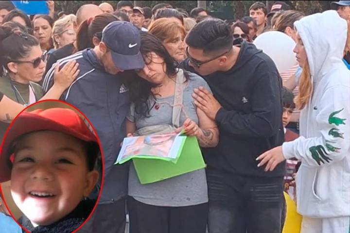 Niño que murió tras ser atropellado por auto: realizaron una marcha y las palabras de su madre