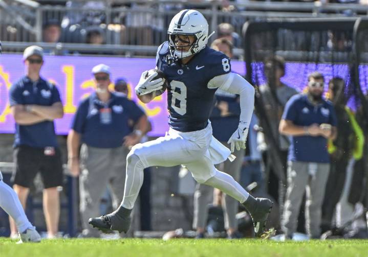 WATCH: Did Penn State's Kyron Hudson, Trebor Pena show improvement of WR group vs. Nevada?