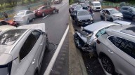 Por lo menos 10 autos involucrados en carambola de la México