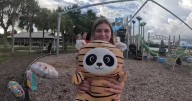 11-year-old reunites with her hero after near