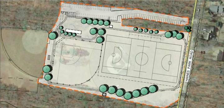 New softball field fence at Haines Park could get relocated