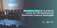 Diez puntos clave de la primera sesión del VIII Seminario de Patrimonio Cultural Sumergido