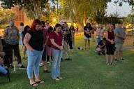 Surprise connection to Kirk murder brings mourners to vigil