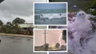 WA coastal hazard warnings issued as wild weather set to continue into Monday
