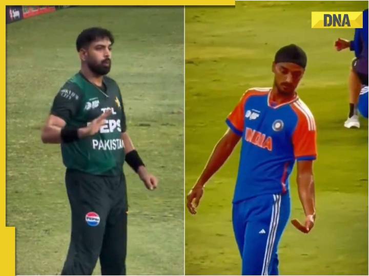 Arshdeep Singh gives befitting reply to Haris Rauf's provocative gestures