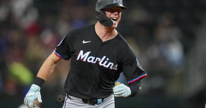 Johnston and Norby hit back-to-back homers in sixth to push Marlins past slumping Rangers, 4