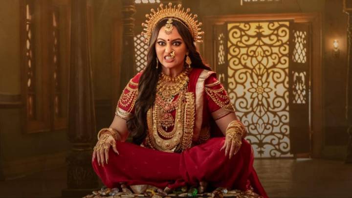 Sonakshi Sinha looks fierce in the latest song Dhana Pisaachi from Jatadhara
