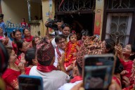 Nepal chooses a 2-year-old girl as new living goddess worshipped by both Hindus and Buddhists