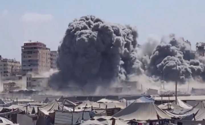 Israel lanzó un ataque terrestre masivo en la ciudad de Gaza