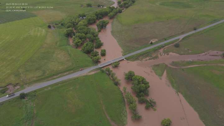 Alerta Protección Civil por aumento del cauce del río El Carmen en Buenaventura