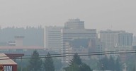 Wildfires in central Washington causing smoky skies and poor air quality across the region
