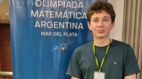 Gastón Díaz, el argentino de 17 años oriundo de Lanús que compite por ser el mejor estudiante del mundo