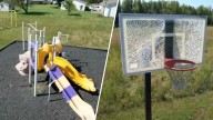 Neighbors disappointed after vandals ruin new playground in Del.