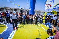 Pachacámac estrena moderna multilosa deportiva para estudiantes del colegio Las Mercedes