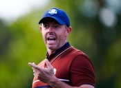 Ryder Cup Day Two: Rory McIlroy tells USA supporters to ‘shut the f**k up’ as he secures another point for Europe