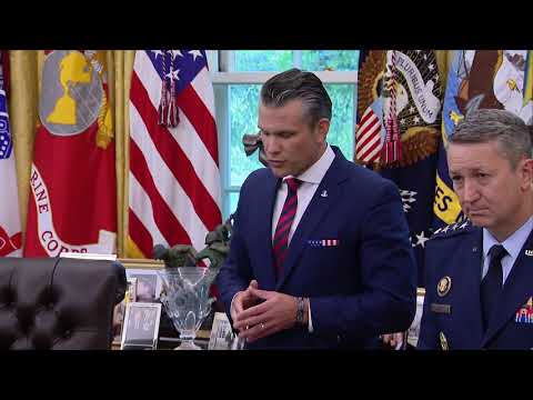 Pete Hegseth speaks on 'Department of War'