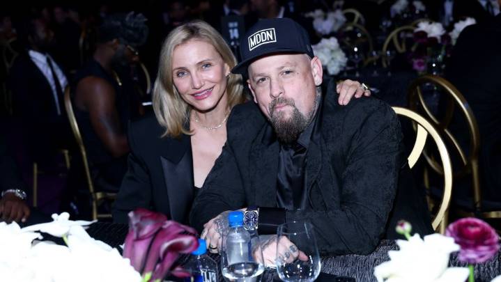 Cameron Diaz and Husband Benji Madden Cozy Up in Rare Public Appearance