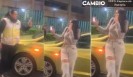 ‘Lady Cerda’: Mujer ebria insulta a policía durante operativo de alcoholímetro (VIDEO)