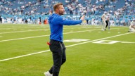 Sean McVay says he tore his plantar fascia during the Rams' victory over Titans