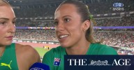 'We are all feeling it': Aussie women's relay team react to disaster
