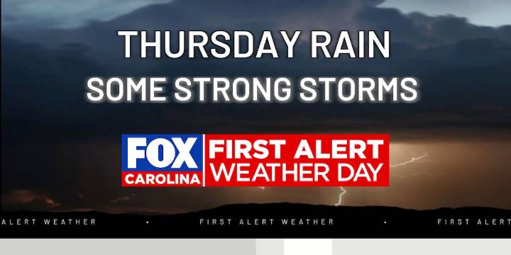 First Alert Weather Day Thursday for possible damaging winds