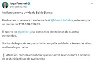 Avellaneda sigue ayudando a Bahía Blanca a meses de la trágica inundación