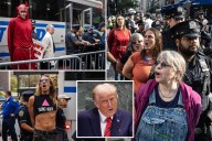Disruptive anti-Trump protesters busted near UN chanting, 'No fascist USA!'