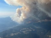 Wildfire forces closure of Coquihalla highway in both directions between Hope and Merritt
