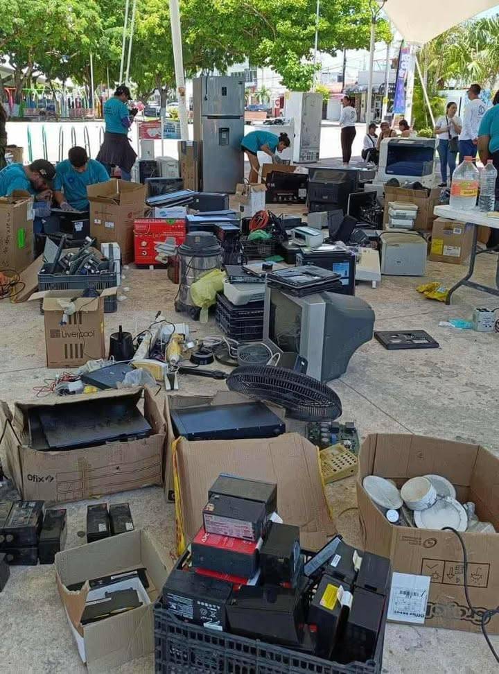 Reciclatrón recolecta 32 toneladas de residuos