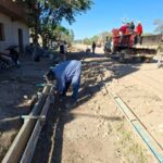 Inician la construcción de cordón cuneta en las...