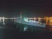 El buque de la Armada 'Furor' zarpa de Cartagena para dirigirse a la flotilla de Gaza