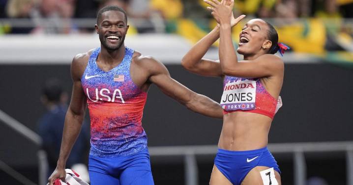 Benjamin wins 400 hurdles, is disqualified, then given worlds gold medal