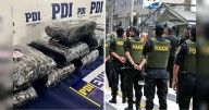 Dos policías fueron detenidos por la PDI de Chile tras intentar ingresar más de 11 kilos de droga por la frontera de Arica