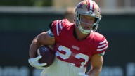 Christian McCaffrey limited at 49ers practice with calf injury