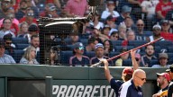 Watch as foul ball shatters camera during Guardians