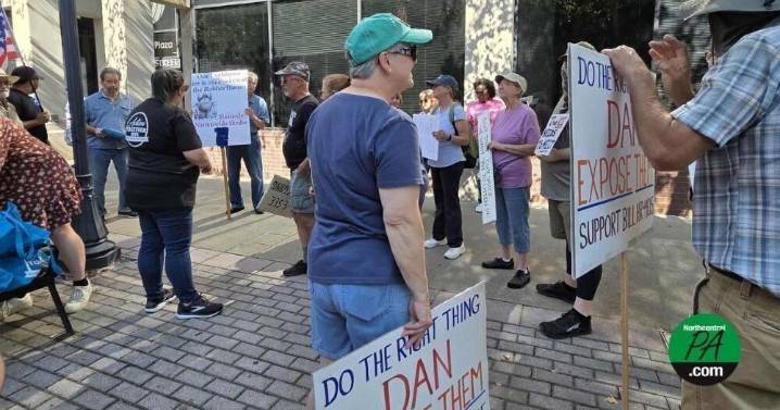 Rally held in Williamsport over budget qualms, access to Congressman Meuser