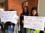 Estudiantes de la UGMA alzan sus voces en protesta por malas condiciones de infraestructura