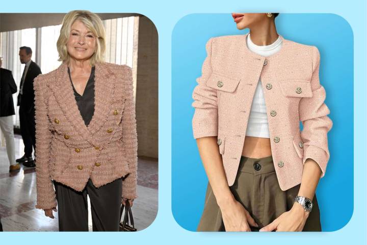 Martha Stewart Wore a Tweed Jacket, Get the Look from $26