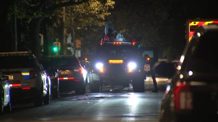 Heavy police activity outside home in Philadelphia on Sunday
